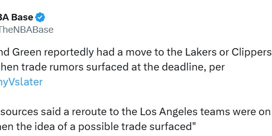 乐鱼体育-曝格林曾考虑去湖人快船！今夏仍可能离队 库里是勇士唯一非卖品