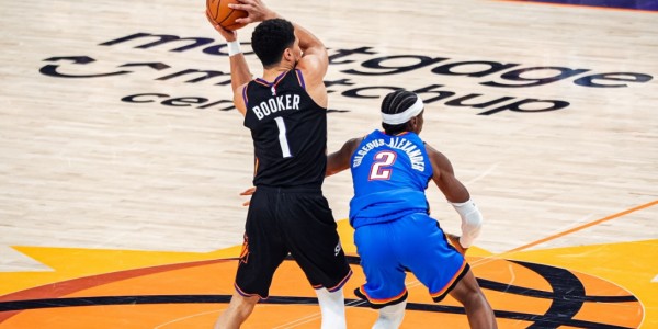 乐鱼体育登录入口-丑陋的胜利！雷霆3-0太阳，拿到赛点，亚历山大42分，布克遭暗算
